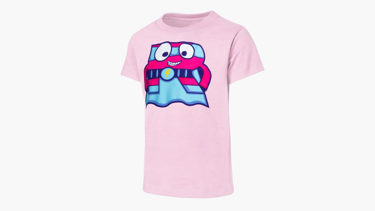 Pink superhero shirt discount